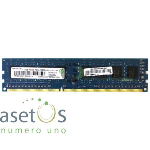 4GB 1Rx8 PC3L-12800U DDR3-1600 – Asetos Computers