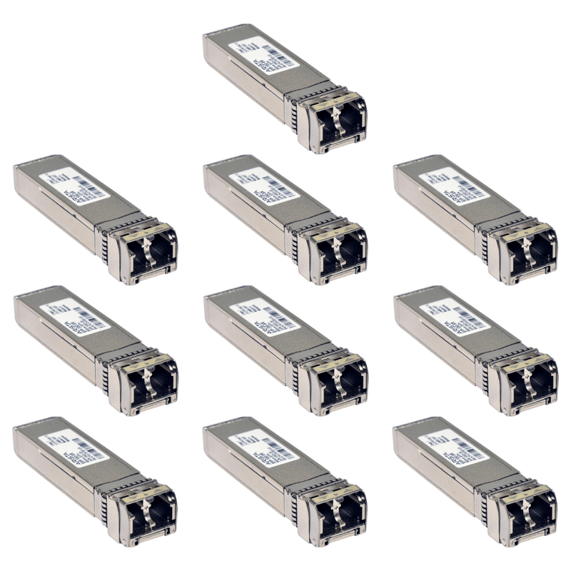 10 x Arista SFP-10G-SR 850nm SFP+ Transceiver (Refurbished)