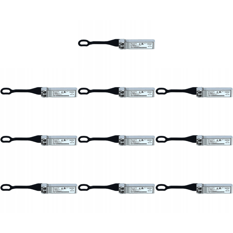 10 x Brocade 57-1000333-01 32Gb Fibre Channel SWL SFP+ Transceiver Module (Refurbished)