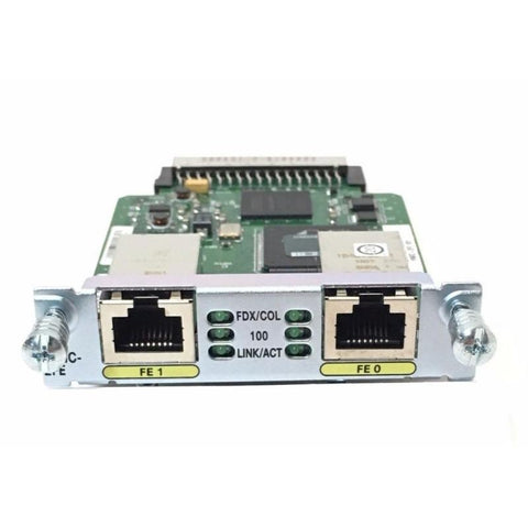 Cisco HWIC-2FE — 2-Port Fast Ethernet Expansion Module (Grade A+)