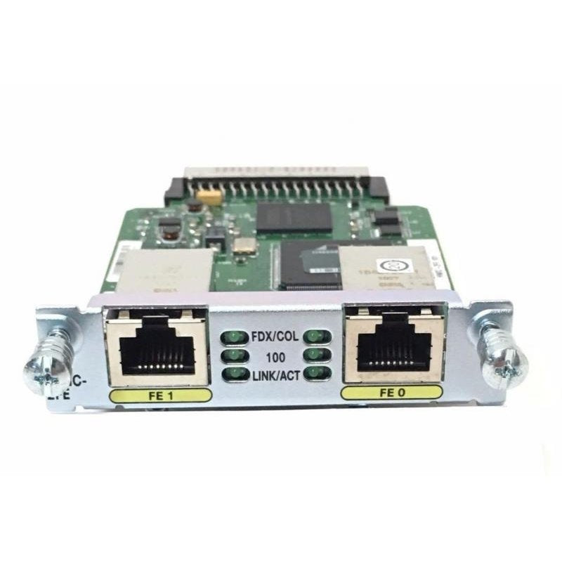 Cisco HWIC-2FE — 2-Port Fast Ethernet Expansion Module (Grade A+)