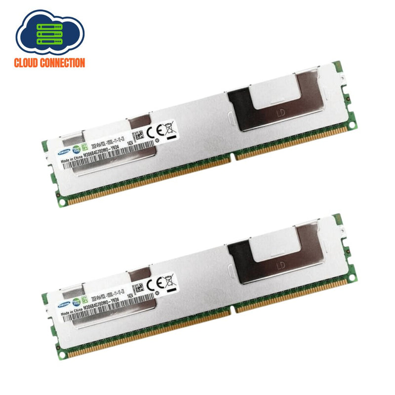 Samsung 64GB Kit (2 x 32GB) — DDR3 LRDIMM Server Memory (Refurbished)
