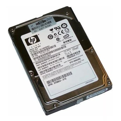 HP DG0146FARVU 146GB 2.5" SAS HDD 10K — Server Hard Drive (Refurbished)