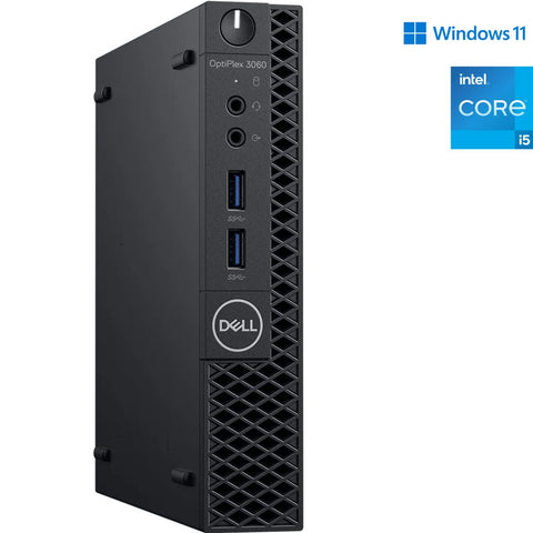 Dell OptiPlex 3060 Micro | Core i5-8500T | 16GB DDR4 | 256GB SSD | Windows 11 Pro (Refurbished)