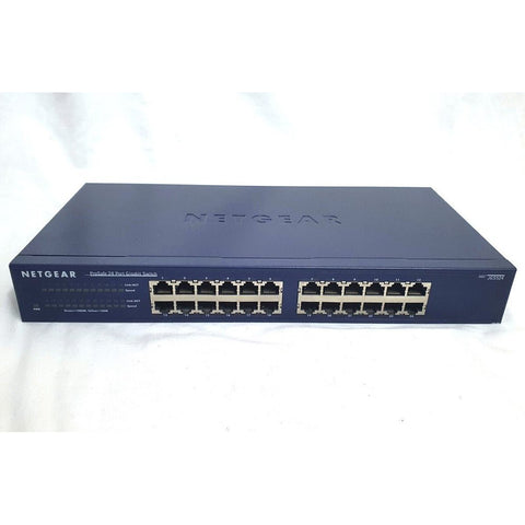 Netgear JGS524 V1 ProSafe 24-Port Gigabit Switch — Unmanaged Switch (Refurbished)
