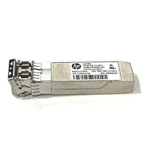 HP AJ718A — 8Gb Shortwave Fibre Channel SFP+ Transceiver (Grade B)