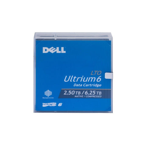 Dell LTO-6 Ultrium Tape Cartridge 2.5TB/6.25TB — Tape Media (Functional)