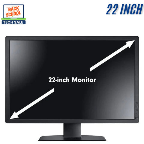 22" Full HD Widescreen LCD Monitor | 1920x1080 | VGA & HDMI (Refurbished)