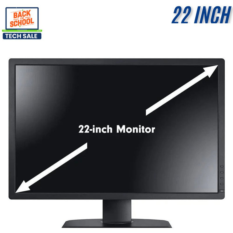 22" Full HD Widescreen LCD Monitor | 1920x1080 | VGA & HDMI (Refurbished)