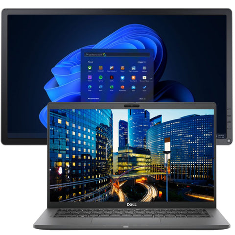 Dell Latitude 7410 | Core i7-10610U | 8GB | 512GB SSD | 14" FHD + 19" Monitor | Windows 11 Pro (Grade A)