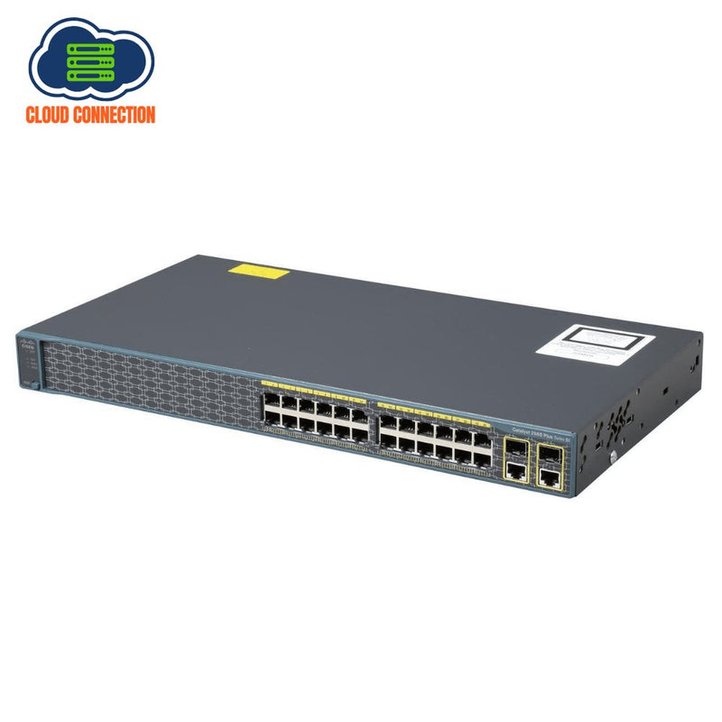 Cisco WS-C2960+24TC-S Catalyst 2960 Plus — 24-Port 10/100 Managed Switch (Refurbished)