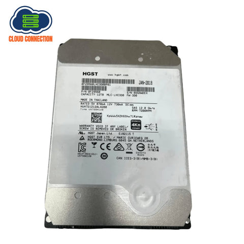 HGST HUH721212AL4200 — 12TB SAS Enterprise Hard Drive (Grade B)