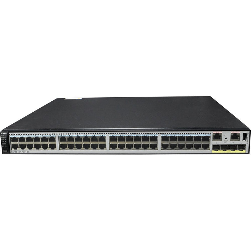 Huawei S6720-52X-PWH-SI — 48-Port Multi-Gigabit + 4 x 10GE Layer 3 Switch (Refurbished)