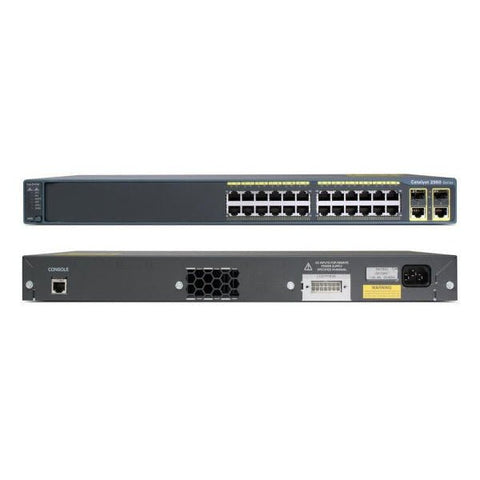 Cisco WS-C2960-24TC-L — 24-Port Fast Ethernet Layer 2 Managed Switch (Refurbished)