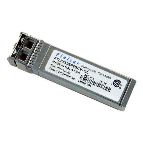 Finisar FTLF8528P2BCV-QL — 850nm 10G SFP+ Fibre Transceiver (Refurbished)