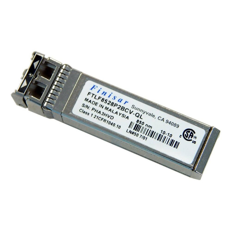 Finisar FTLF8528P2BCV-QL — 850nm 10G SFP+ Fibre Transceiver (Refurbished)
