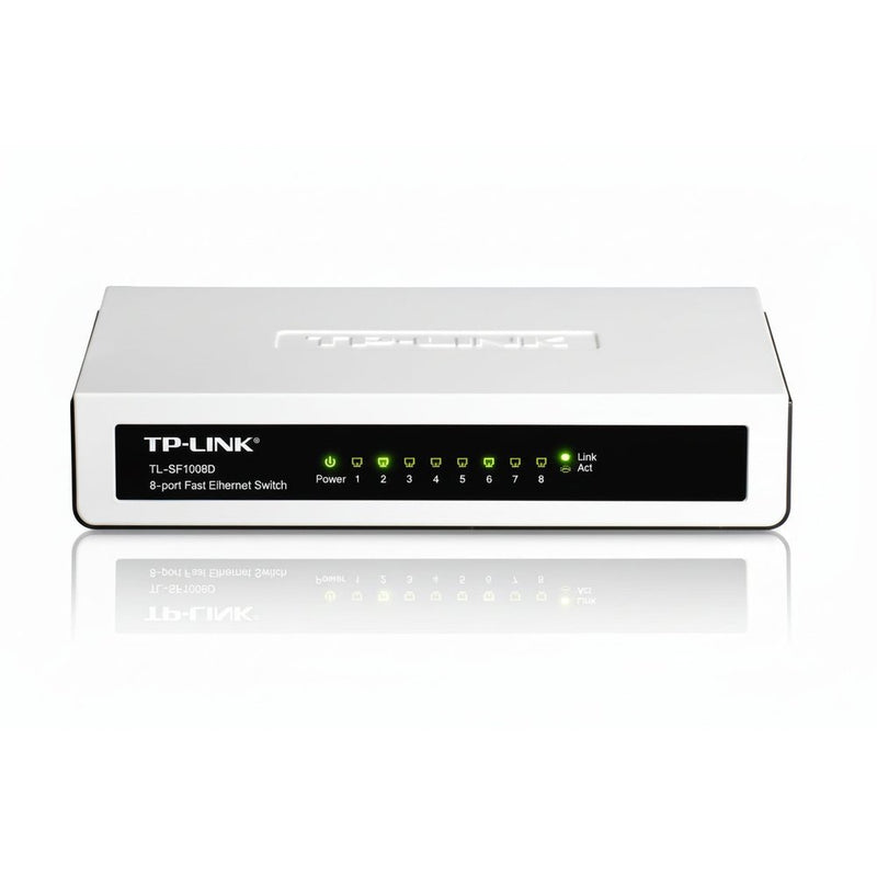 TP-Link TL-SF1008D — 8-Port 10/100 Ethernet Switch (New)
