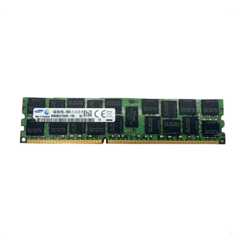 Samsung 16GB 2Rx4 PC3L-12800R DDR3 ECC Registered — Server Memory (Refurbished)