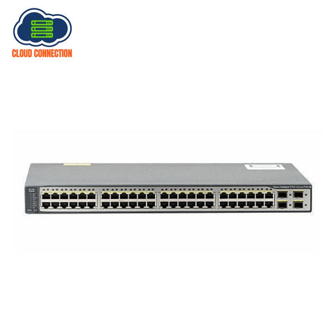 Cisco WS-C3750V2-48PS-S — 48-Port 10/100 PoE Switch (Refurbished)