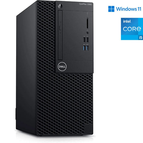 Dell OptiPlex 3060 MT | Core i5-8500 | 8GB DDR4 | 1TB HDD | Windows 11 Pro (Refurbished)