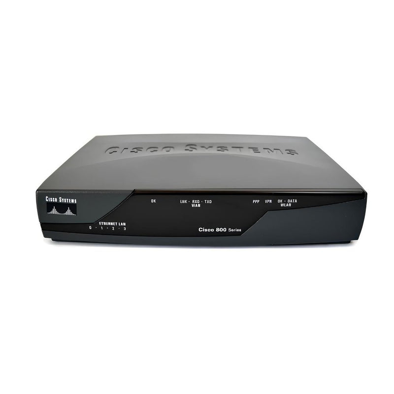 Cisco 857W — 4-Port 10/100 Switch with ADSL and Wireless (Refurbished)