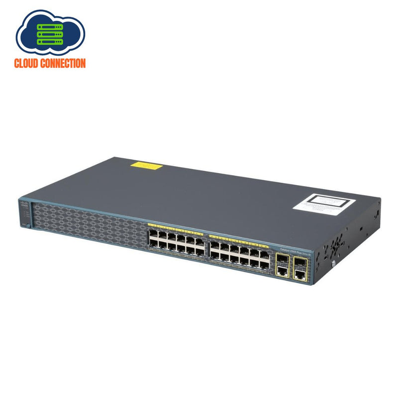 Cisco WS-C2960+24TC-S — 24-Port 10/100 LAN Lite Switch (Refurbished)