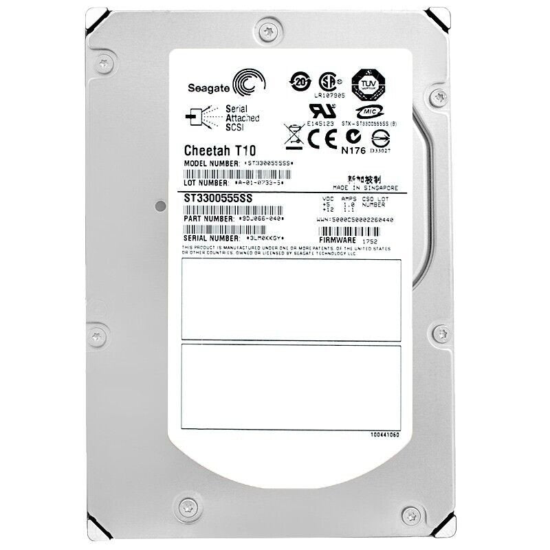 Seagate ST3300555SS — 300GB 10K SAS Hard Drive (Refurbished)