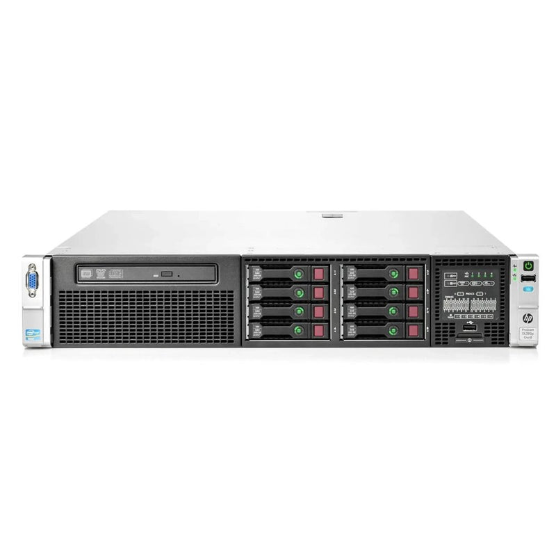 HP ProLiant DL380p Gen8: 2x Xeon E5-2609, 64GB DDR3, 2x 300GB SAS / 8 SFF Bays, 2U Server (Refurbished)
