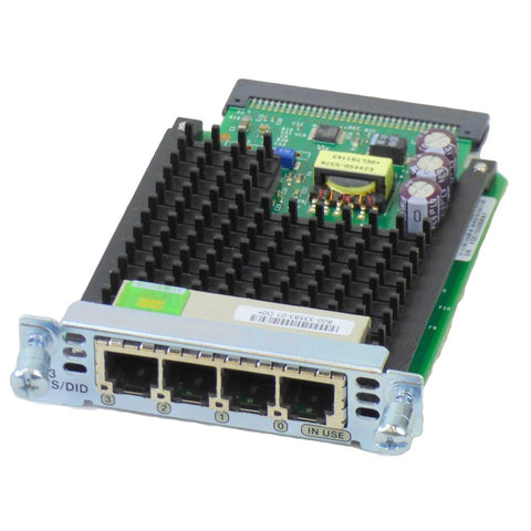 Cisco VIC3-4FXS/DID — Voice/Fax Interface Card (New)