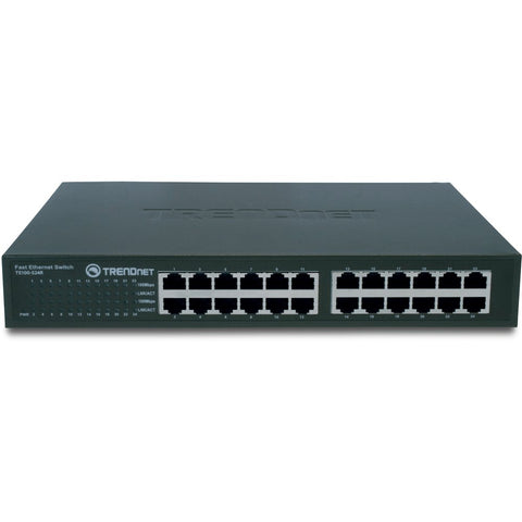 TRENDnet TE100-S24R/EU — 24-Port Fast Ethernet Switch (Refurbished)