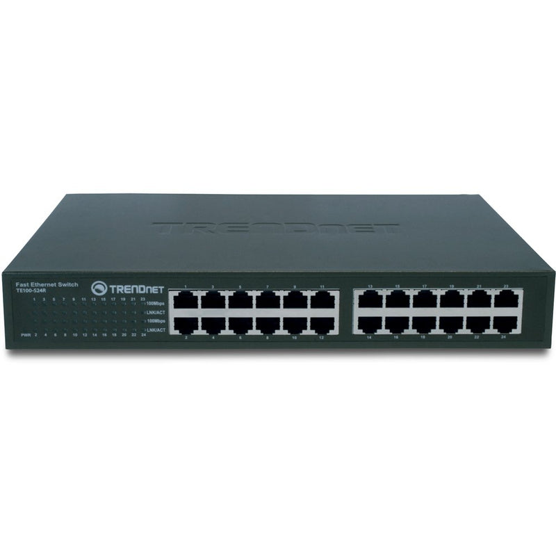 TRENDnet TE100-S24R/EU — 24-Port Fast Ethernet Switch (Refurbished)