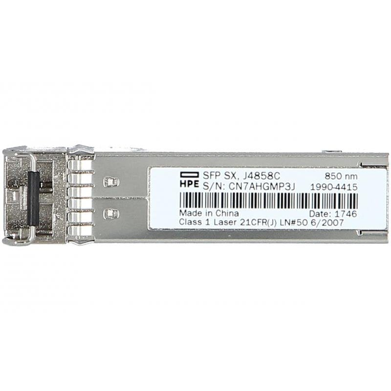 HPE J4858C 850nm SFP Transceiver Module — Gigabit Fibre Optic (Grade B)