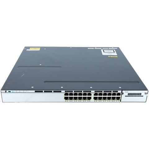 Cisco WS-C3750X-24T-S | 24-Port Gigabit | Layer 3 | Stackable Managed Switch (Used)