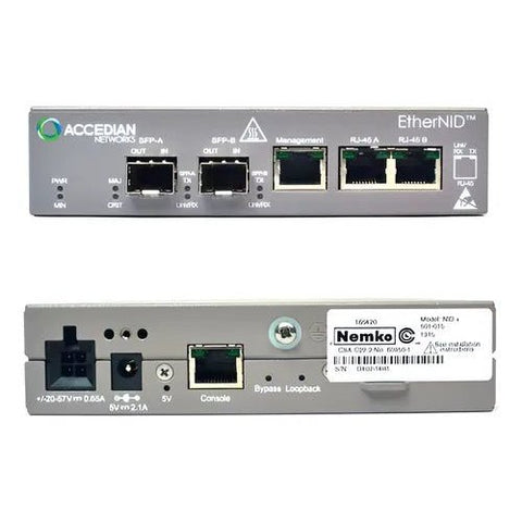 Accedian MetroNID AMN-1000-TE — Network Interface Device (Used)