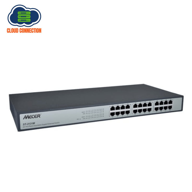 Mecer ST-3131M — 24-Port Gigabit Unmanaged Switch (Used)