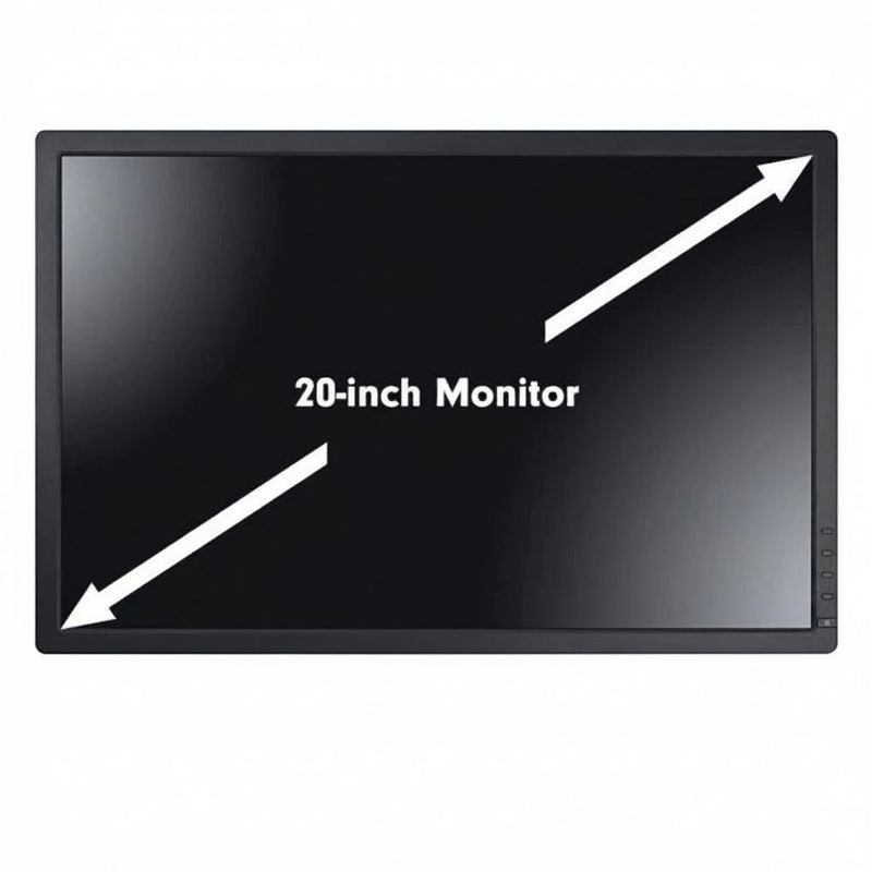 20" Wide LCD Monitor | 1600x900 | 16:9 | VGA | No Stand (Refurbished)
