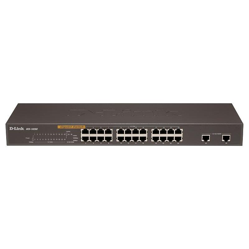 D-Link DES-1026G — 24-Port Unmanaged Switch (Used)