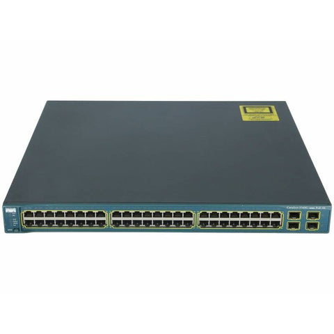 Cisco Catalyst WS-C3560G-48PS-S — 48-Port PoE+ Gigabit Switch (Refurbished)