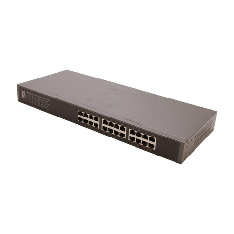 LevelOne FSW-2450 — 24-Port 10/100 Unmanaged Ethernet Switch (Used)