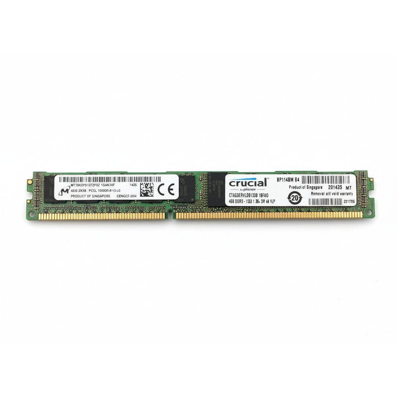 Micron 4GB DDR3L PC3L-10600R ECC Registered Server RAM (Refurbished)