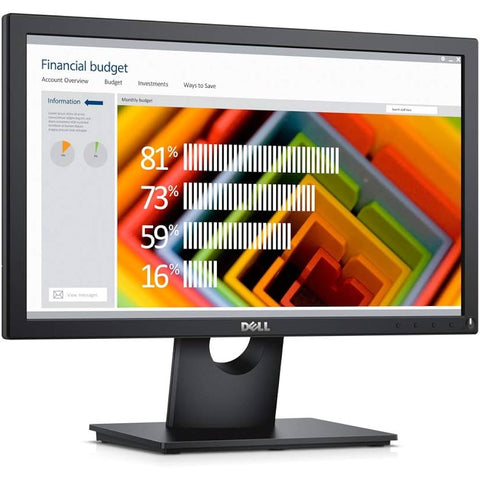 Dell E1916He | 18.5" HD | DisplayPort & VGA (Refurbished)