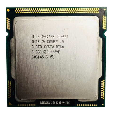 Intel Core i5-661 | 2-Core | 3.33GHz | LGA 1156 — Processor (Used)