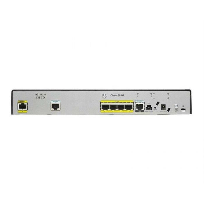 Cisco 881G — 4 LAN 1 WAN Ethernet Security Router (Grade B)