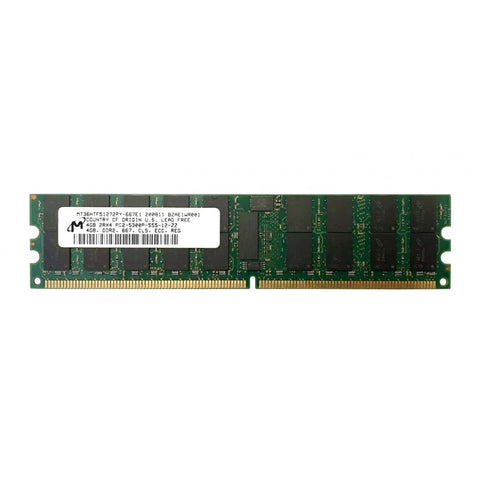 Micron 4GB DDR2 PC2-5300P ECC Registered — Server Memory (Refurbished)