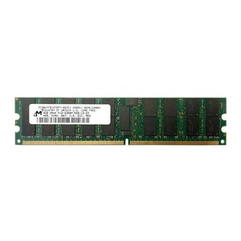 Micron 4GB DDR2 PC2-5300P ECC Registered — Server Memory (Refurbished)