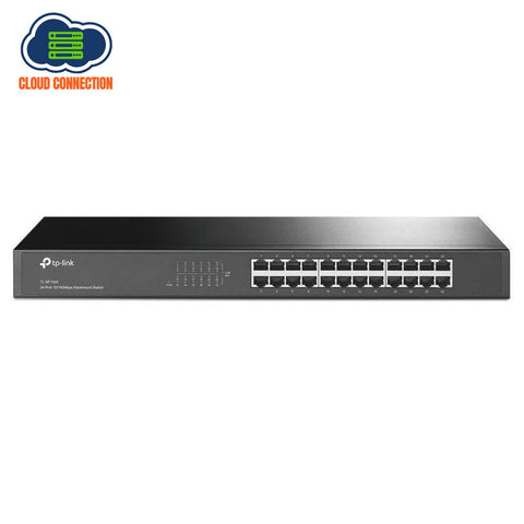 TP-Link TL-SF1024 — 24-Port 10/100 Rackmount Switch (Refurbished)