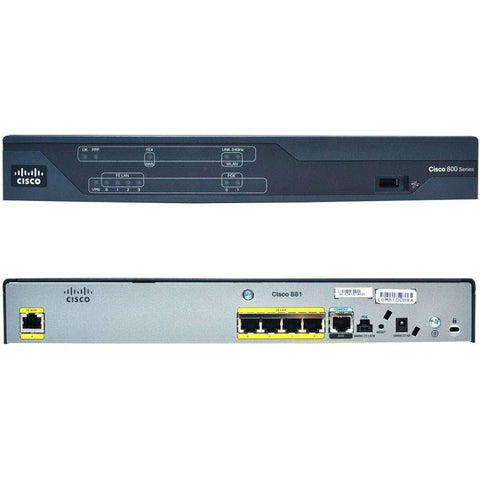 Cisco 881G ISR — Integrated Services Router (Used)
