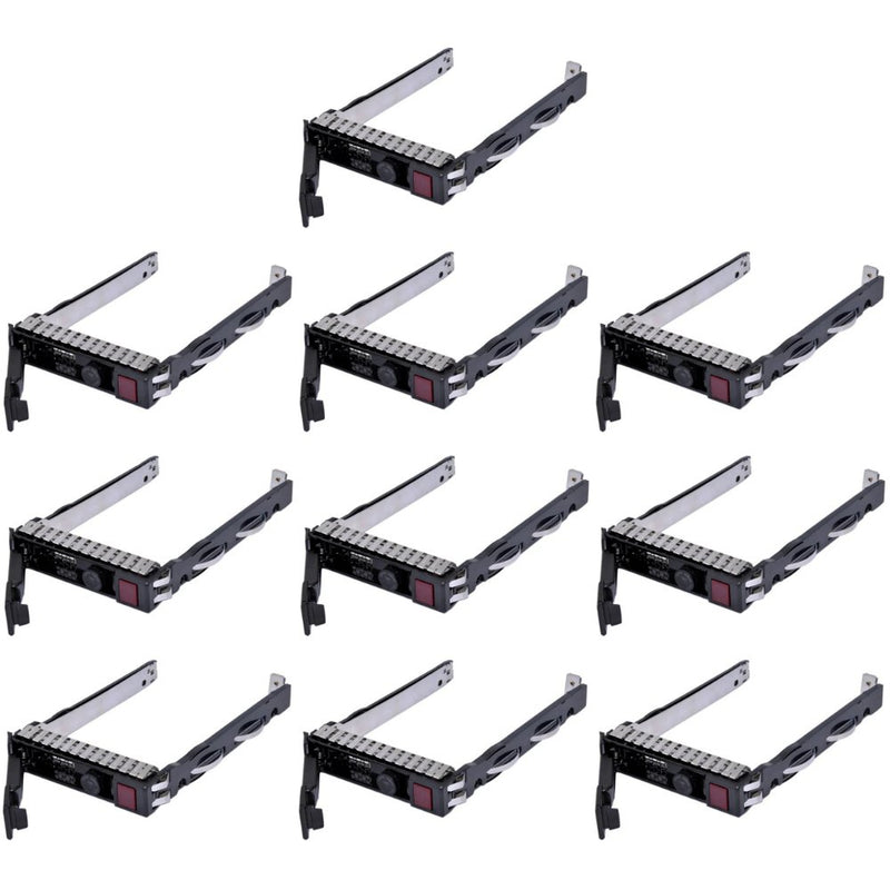 HP 651687-001 — 2.5" SFF Hard Drive Tray, Pack of 10 (Refurbished)