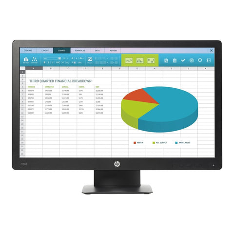HP ProDisplay P203 | 20" HD+ | 1600 x 900 | VGA + DisplayPort (Grade B)