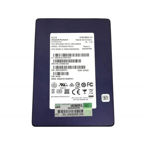 HPE MTFDDAK1T9TCC — 1.92TB SATA SSD (Refurbished)